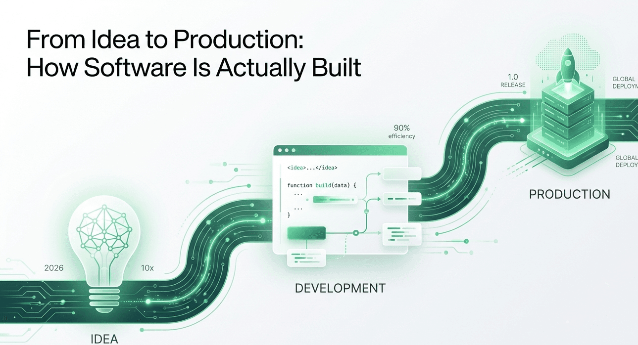 From Idea to Production: How Software Is Actually Built