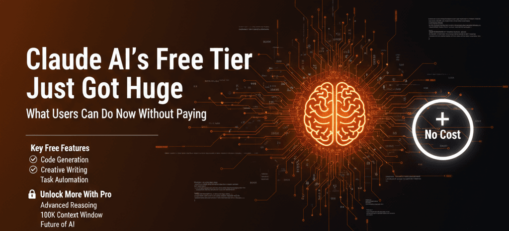 Claude AI’s Free Tier Just Got Huge — What Users Can Do Now Without Paying