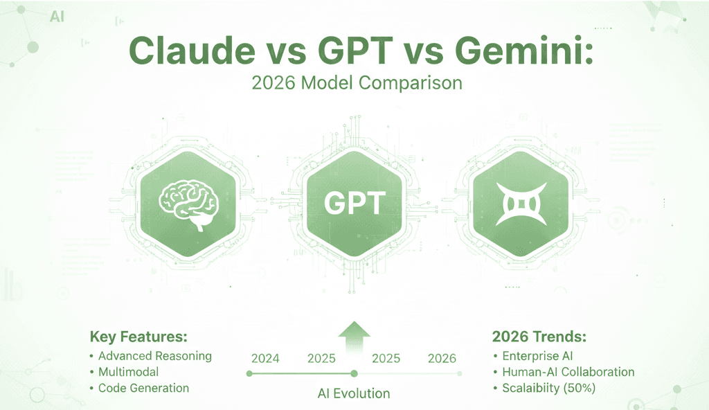 Claude vs GPT vs Gemini: 2026 Model Comparison — Which AI Actually Delivers?