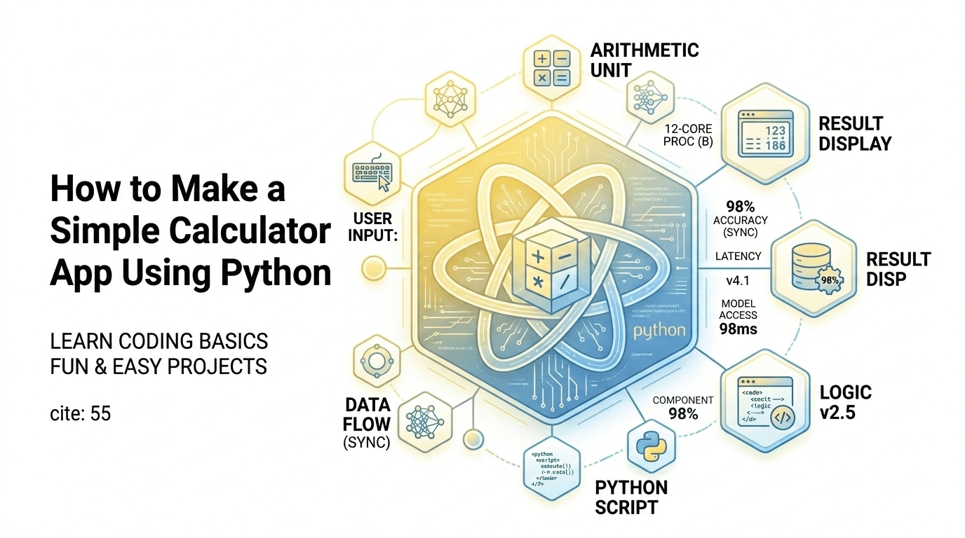 How to Make a Simple Calculator App Using Python (Beginner to GUI in One Practical Guide)